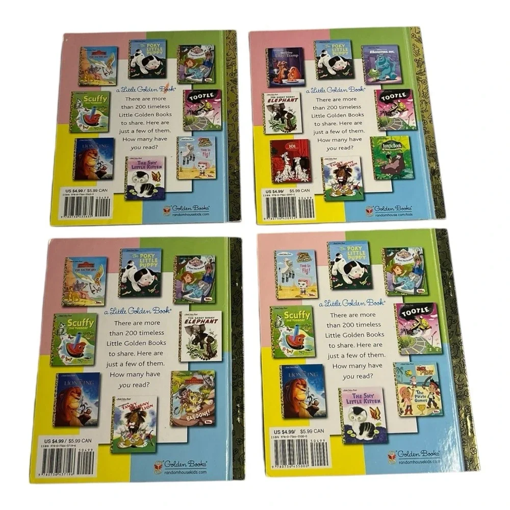 Disney Junior Lion Guard Lion King Little Golden Book Books Set Bundle Lot 4